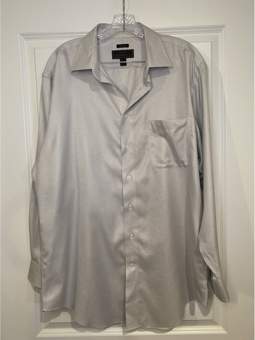 Jos. A. Bank Reserve Collection Dress Shirt No Wrinkle Tailored Fit 16.5 -33